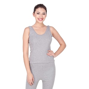 splash womens thermal winter wear sleeveless top  thermal camisole for womengirls - 175c stripes