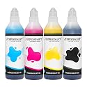 Splashjet T664 Compatible Refill Ink for Epson L130, L360, L380, L361, L565, L210, L220, L310, L350, L355, L365, L385, L405, L455, L485, L605, L1300 Printer Ink - (500gm x 4 Color Set) - 505221