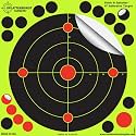 Splatterburst Targets - 8 inch Stick &amp; Splatter Self Adhesive Shooting Targets - Gun - Rifle - Pistol - Airsoft - BB Gun - Pellet Gun - Air Rifle - Made in USA
