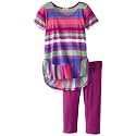 Splendid Littles Girls 2-6X Carnival Stripe Short Sleeve Set