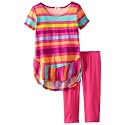 Splendid Littles Girls 2-6X Carnival Stripe Short Sleeve Set