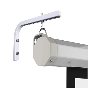 spline projector screen wall mount hanger l brackets 11 inch adjustable distance wall hanging brackets for projector screens heavy duty mounting support for home theater office classroom d-1