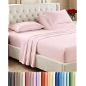 Flex Top Split Head King 4 Piece Sheet Set - Soft &amp; Cooling - Lavender Pink