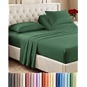 Flex Top Split Head King 4 Piece Sheet Set - Soft &amp; Cooling - Emerald Green
