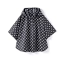 Kids Rain Poncho Hooded Waterproof Raincoat for Boys Girls