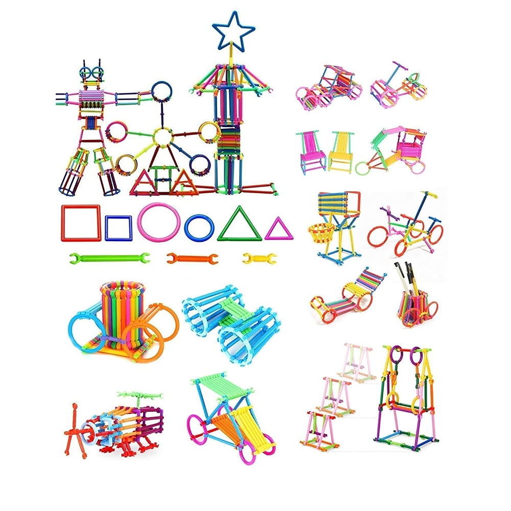 Construction Interlocking Smart Sticks with Different Shapes ...