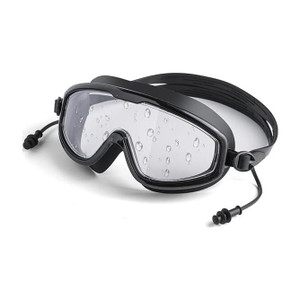 spocco swimming goggles for kids with ear plugs leakproof -anti fog lense uv protection swimming goggles