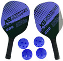 Spocco Wooden Pickle Ball Paddles Racket Set With 2 Paddles,4 Pickleballs & Backpack_18 Pickleball Paddle