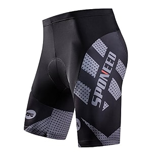 sponeed Mens Cycling Shorts Padded Bicycle Riding