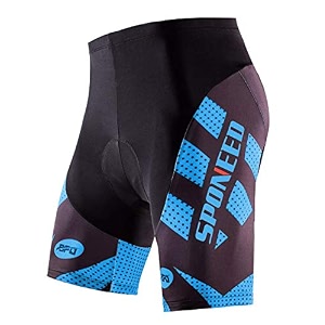 sponeed Mens Cycling Shorts Padded Bicycle Riding