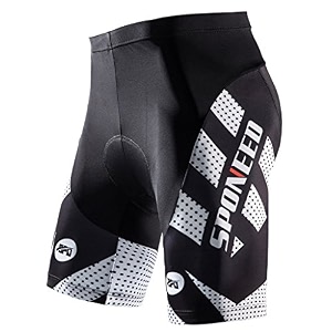 sponeed Mens Cycling Shorts Padded Bicycle Riding