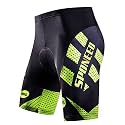 sponeed Men39s Cycling Shorts Padded Bicycle Riding