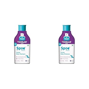 spoo shampoo spoo no-tear formula baby shampoo 125 ml pack of 2 from tedibar family  gentle on scalp  no 1 pediatrician prescribed shampoo - by torrent pharma