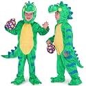 Spooktacular Creations Halloween Dinosaur Costume Kids, T.rex Costume Toddler with Egg for Baby Child Halloween Dressup Party