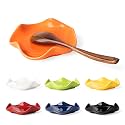Spoon Rest for Stove Top, 5.3 Inch Ceramic Spoon Holder for Kitchen Counter