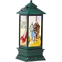 Spoontiques Wizard of Oz Glitter Lantern - No Place Like Home Holiday Traditional Light Up Decoration - Indoor Seasonal Festive Decor for Centerpiece, Mantle, Tabletops at Christmas (4" x 4" x 10.5")