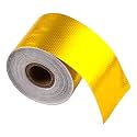 Sporacingrts 2PCS 2" x 32.8ft Gold Heat Shield Reflective Tape