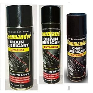 sport bike and car chain lubrication spray i protects all types of chain i chain lubricant spray lubri-150ml350ml500ml combo pack