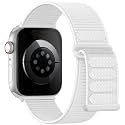 Lenrao Soft Nylon Sport Loop Compatible with Apple Watch Bands Women Men