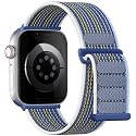 Lenrao Soft Nylon Sport Loop Compatible with Apple Watch Bands Women Men