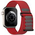 Lenrao Soft Nylon Sport Loop Compatible with Apple Watch Bands Women Men