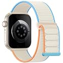 Lenrao Soft Nylon Sport Loop Compatible with Apple Watch Bands Women Men