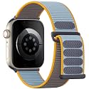 Lenrao Soft Nylon Sport Loop Compatible with Apple Watch Bands Women Men