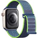 Lenrao Soft Nylon Sport Loop Compatible with Apple Watch Bands Women Men