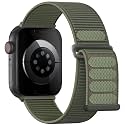 Lenrao Soft Nylon Sport Loop Compatible with Apple Watch Bands Women Men