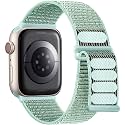Lenrao Soft Nylon Sport Loop Compatible with Apple Watch Bands Women Men