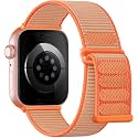 Lenrao Soft Nylon Sport Loop Compatible with Apple Watch Bands Women Men