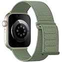 Lenrao Soft Nylon Sport Loop Compatible with Apple Watch Bands Women Men