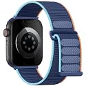 Lenrao Soft Nylon Sport Loop Compatible with Apple Watch Bands Women Men