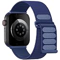 Lenrao Soft Nylon Sport Loop Compatible with Apple Watch Bands Women Men