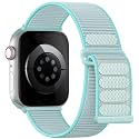 Lenrao Soft Nylon Sport Loop Compatible with Apple Watch Bands Women Men