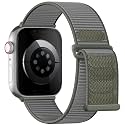 Lenrao Soft Nylon Sport Loop Compatible with Apple Watch Bands Women Men
