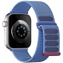 Lenrao Soft Nylon Sport Loop Compatible with Apple Watch Bands Women Men