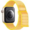 Lenrao Soft Nylon Sport Loop Compatible with Apple Watch Bands Women Men