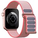 Lenrao Soft Nylon Sport Loop Compatible with Apple Watch Bands Women Men