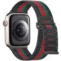 Lenrao Soft Nylon Sport Loop Compatible with Apple Watch Bands Women Men