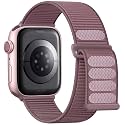 Lenrao Soft Nylon Sport Loop Compatible with Apple Watch Bands Women Men