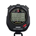 Sport Stopwatch Timer with 100X2laps Split Memory/0.001second Timing,Professional Recall Stop Watch Large Display Alarm Clock Multifunctional for Coach Referee Swimming Running Marathon Competition