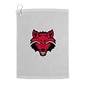 Sport Your Gear Arkansas State Red Wolves Golf Bag Towel - Officially Licensed - Athletic Logo - Ultra-Absorbent, Grommet Attachment, Keeps Clubs &amp; Hands Dry