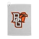 Sport Your Gear Bowling Green Falcons Golf Bag Towel - Officially Licensed - Athletic Logo - Ultra-Absorbent, Grommet Attachment, Keeps Clubs &amp; Hands Dry