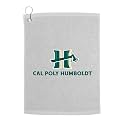 Sport Your Gear Cal Poly Humboldt Lumberjacks Golf Bag Towel - Officially Licensed - Athletic Logo - Ultra-Absorbent, Grommet Attachment, Keeps Clubs &amp; Hands Dry