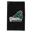 Sport Your Gear Coastal Carolina Chanticleers Golf Bag Towel - Officially Licensed - Athletic Logo - Ultra-Absorbent, Grommet Attachment, Keeps Clubs &amp; Hands Dry