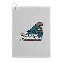 Sport Your Gear Coastal Carolina Chanticleers Golf Bag Towel - Officially Licensed - Athletic Logo - Ultra-Absorbent, Grommet Attachment, Keeps Clubs &amp; Hands Dry