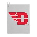 Sport Your Gear Dayton Flyers Golf Bag Towel - Officially Licensed - Athletic Logo - Ultra-Absorbent, Grommet Attachment, Keeps Clubs &amp; Hands Dry