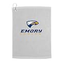 Sport Your Gear Emory Eagles Golf Bag Towel - Officially Licensed - Athletic Logo - Ultra-Absorbent, Grommet Attachment, Keeps Clubs &amp; Hands Dry
