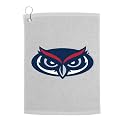 Sport Your Gear Florida Atlantic Owls Golf Bag Towel - Officially Licensed - Athletic Logo - Ultra-Absorbent, Grommet Attachment, Keeps Clubs &amp; Hands Dry